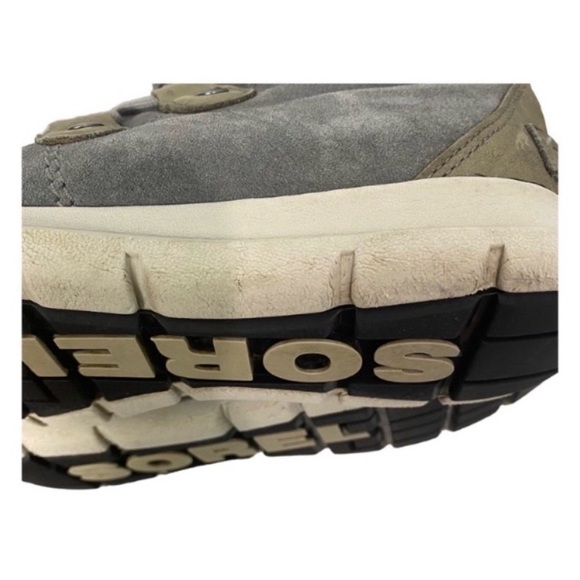 Sorel Women's Explorer Joan Leather/Suede Faux Fur Ankle Tall Winter Boots 7 - Picture 12 of 12